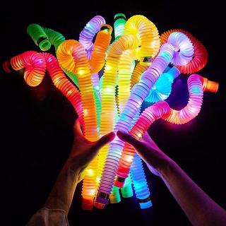 Mainan Anak POP TUBES Mainan POP PIPES LED Mainan Anak LIGHT UP POP PIPES LED