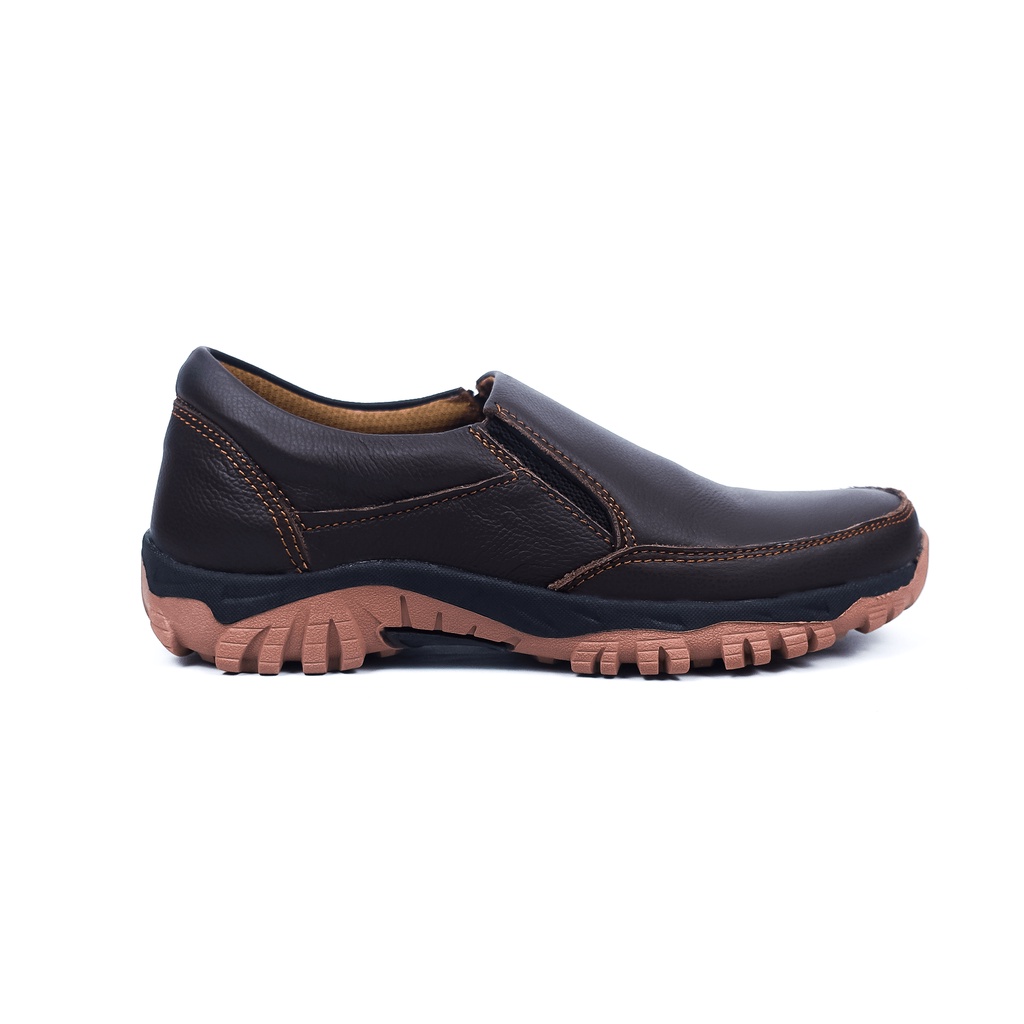 Sepatu Slip On Kulit Pria Model Casual Semi Boot Mamojo Store LEGEND