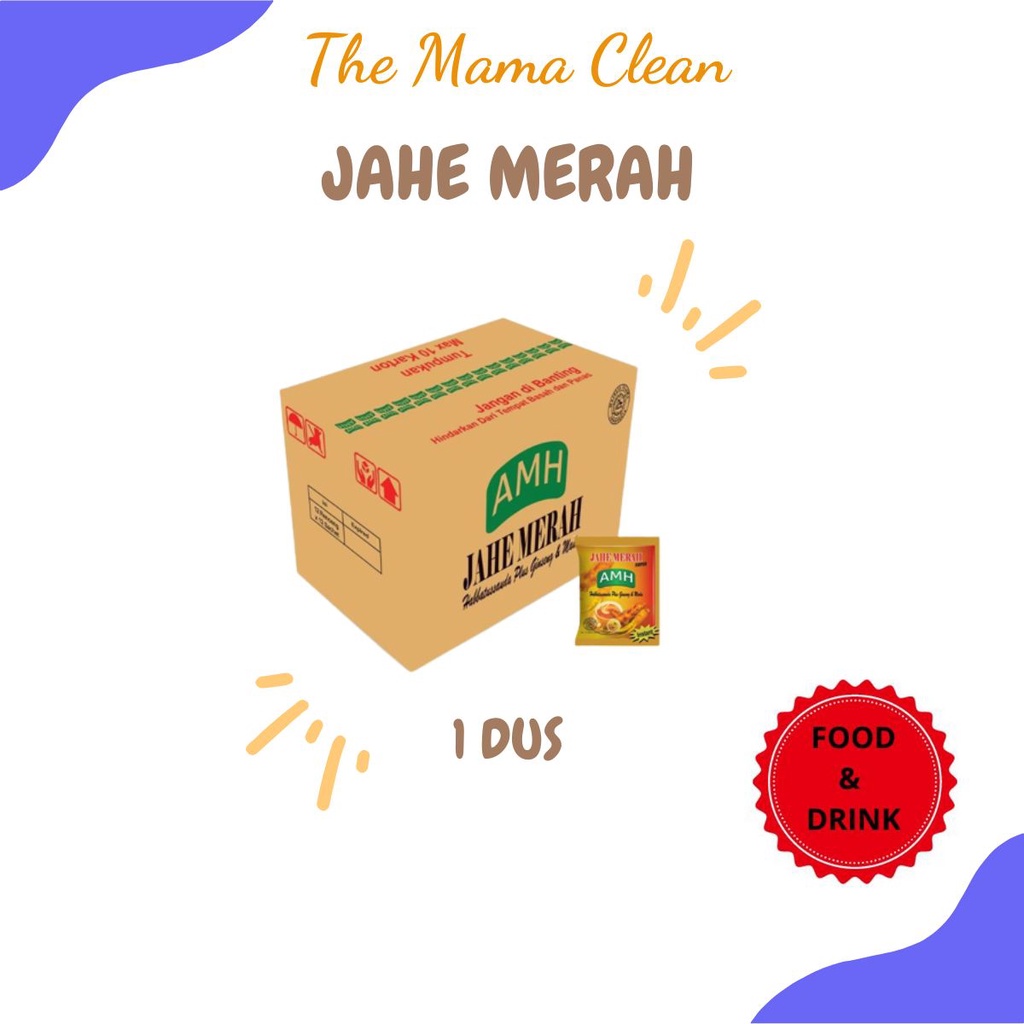 JAHE MERAH AMH 20GR 1 DUS = 240 SACHET