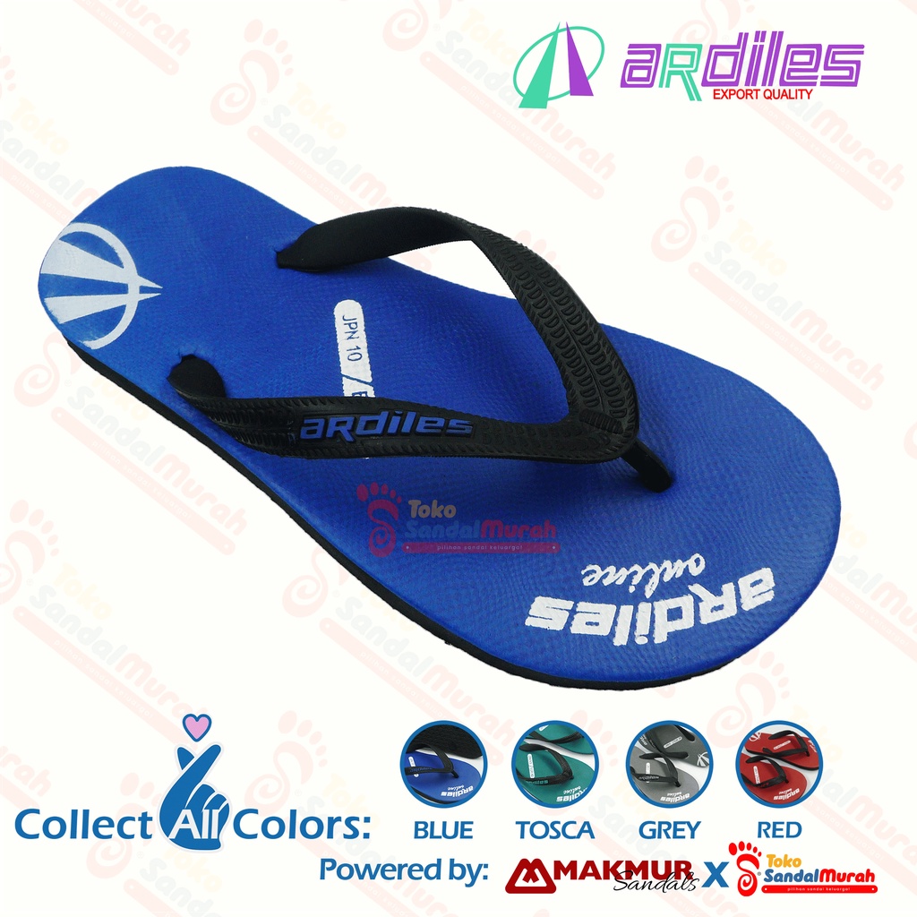 Toko Sendal Murah - Sandal Jepit Ardiles Online / Sandal Jepit Unisex / Sandal Jepit Nyaman / Sandal Jepit Murah Warna Soft / Sandal Jepit Empuk [Toko Sendal Murah M 10 Ardiles Online]