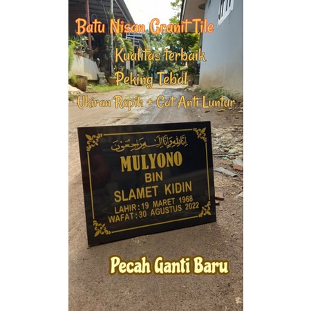 BATU NISAN GRANIT UKURAN 20X30 MURAH BERKUALITAS