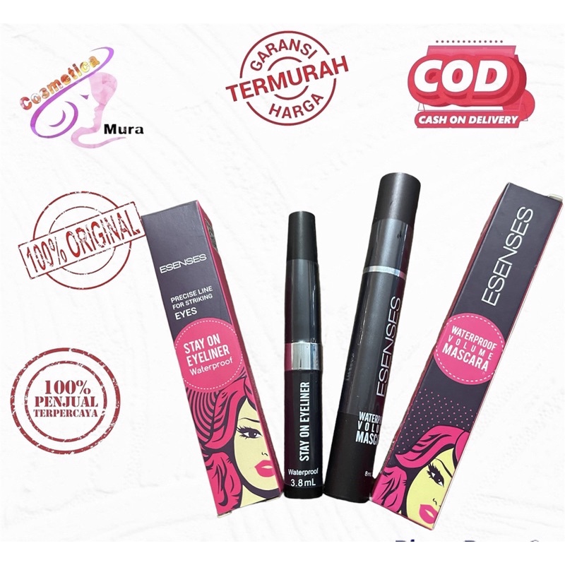 [ BPOM ] maskara esenses / eyeliner esenses liquid || eyeliner bpom essense | maskara essense / maskara essence