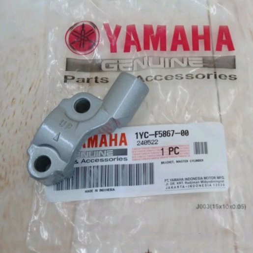 original dudukan spion kanan fino f1 115 fino 125  silver 1YC-F5867-00