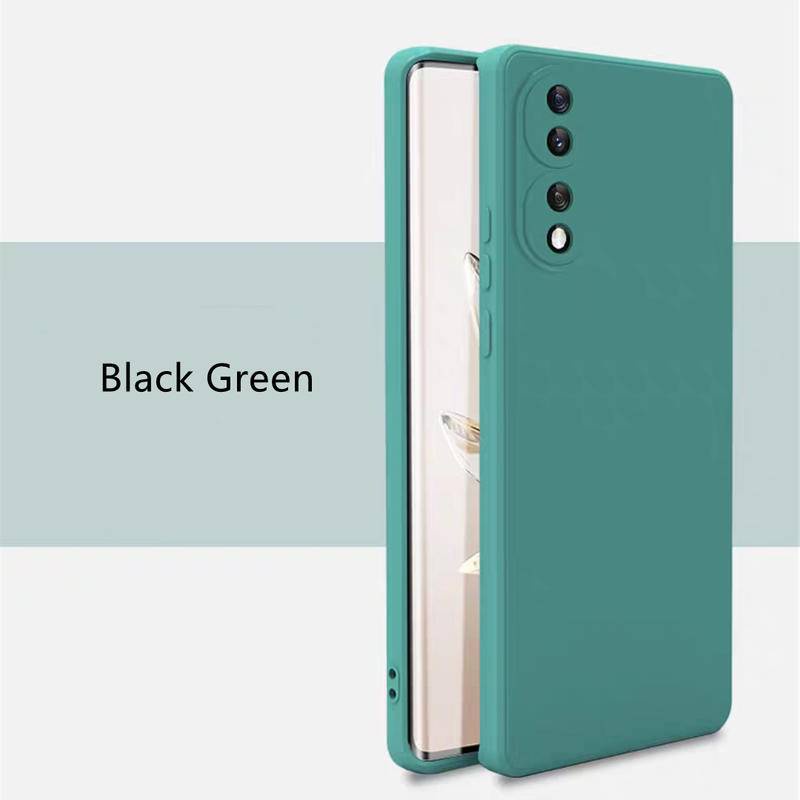 Untuk Huawei Honor80 70 60 50 Pro SE Lite Case Cover Shell Lembut Original Silikon Cair Bumper Telepon