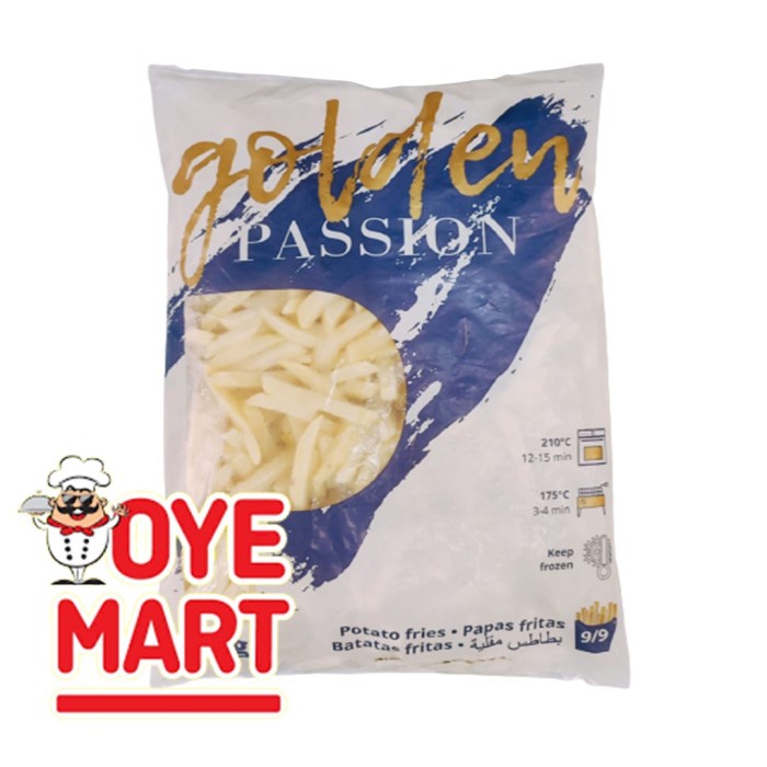 

GOLDEN PASSION STRAIGHT CUT 2,5KG / KENTANG GORENG BEKU / FRENCH FRIES