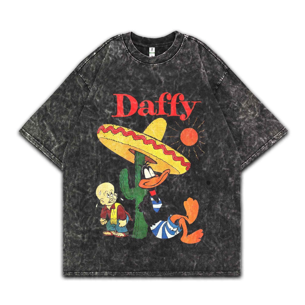 Kaos Daffy Duck Looney Tunes Vintage Oversized Tee T-shirt