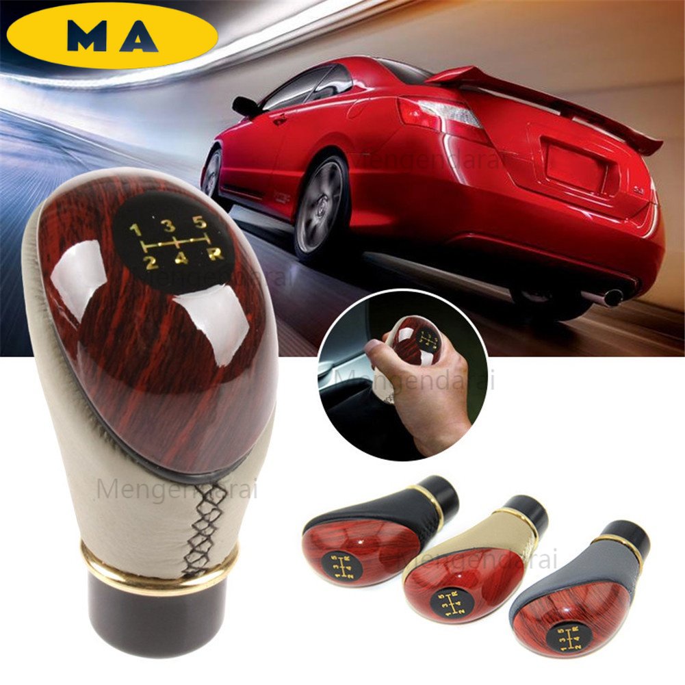 Shift Knob Manual/knob Perseneling Mobil/tuas Perseneling Mobil/Cover Rem Tangan Mobil Universal/Shift Knob Universal Knop Gear Knob Kayu Type R Tuas Gigi Perseneling Transmisi Mobil Manual