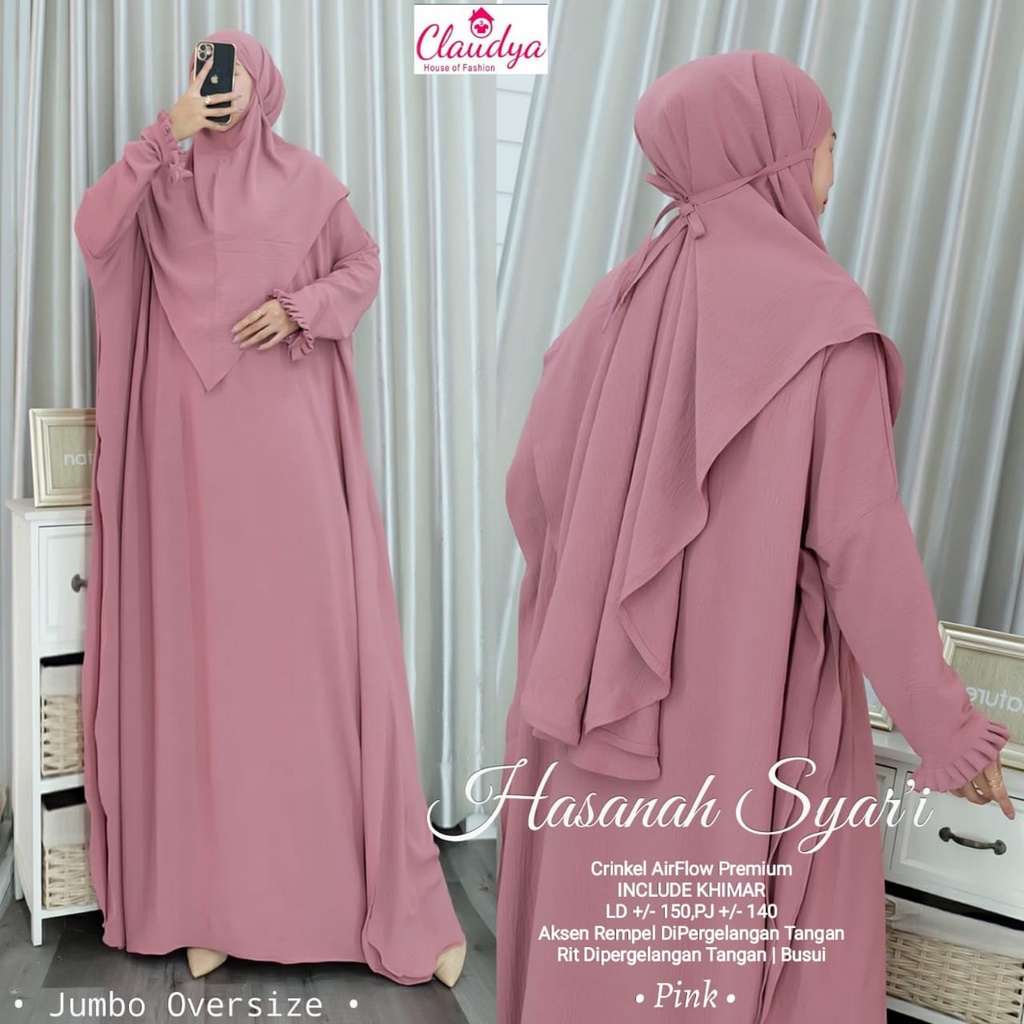 Gamis jumbo,Hasanah syar'i jumbo