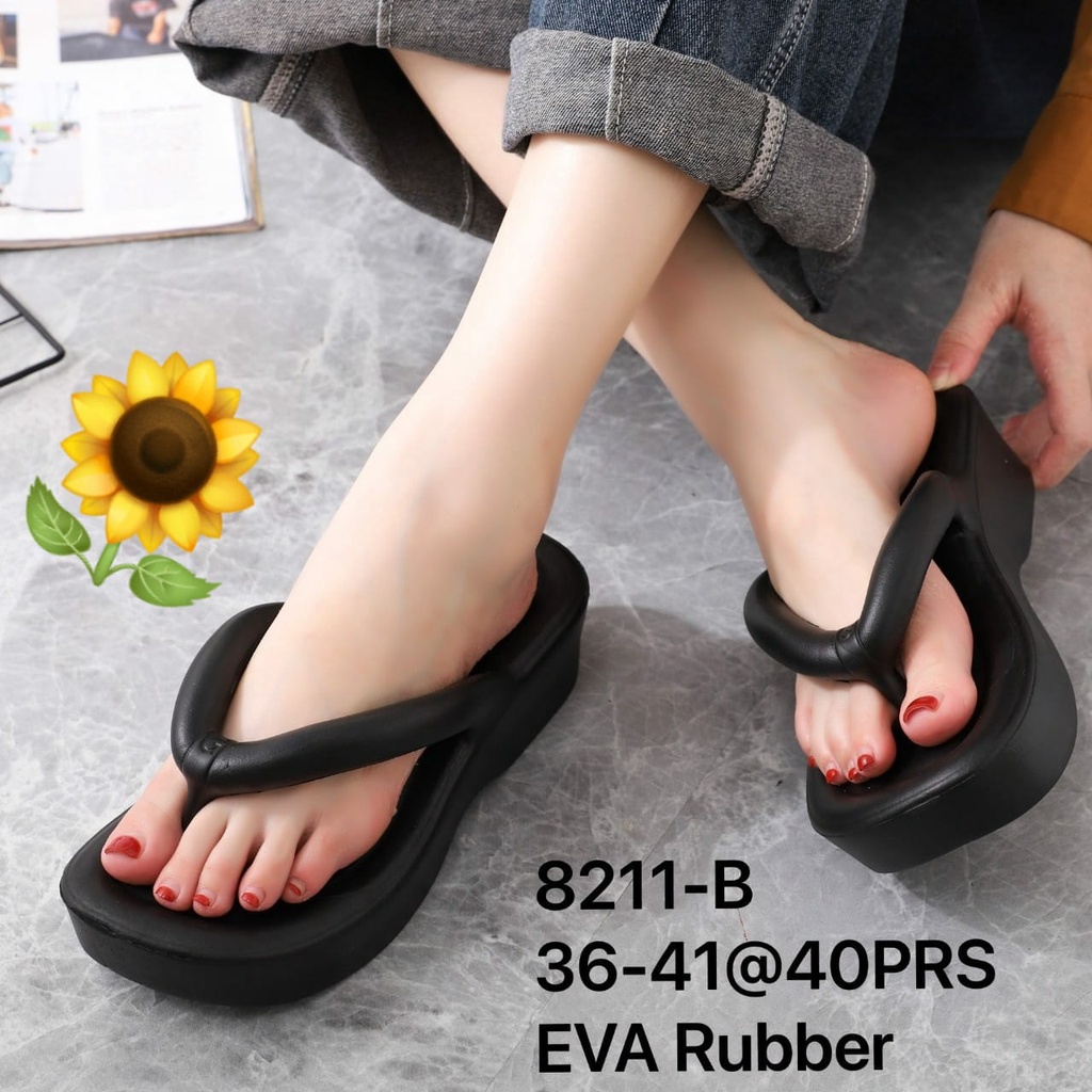 Sandal Karet Jelly Wedges Wanita Import Model Fashion KoreaTerbaru Original Kekinian by AGUNG STYLE Balance 8211-A3