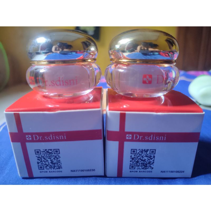 [PRELOVED] KRIM DR.SDISNI CREAM WAJAH SIANG MALAM GLOWING ORIGINAL