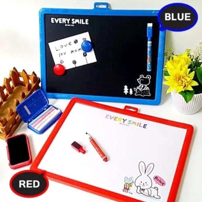 

Papan Tulis Multifungsi Papan Tulis 2 Sisi 31 cm x 22,5 cm