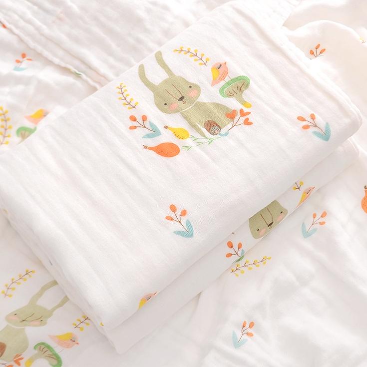 Penjualan Mutu Kain Selimut Muslin Bayi Newborn Multifungsi Baby Blanket Ukuran Besar Alas Tidur Bayi Anak Impor Selimut Bayi Halus