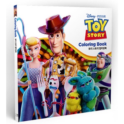 Toy Story Korea Coloring Book Buku Mewarnai Disney