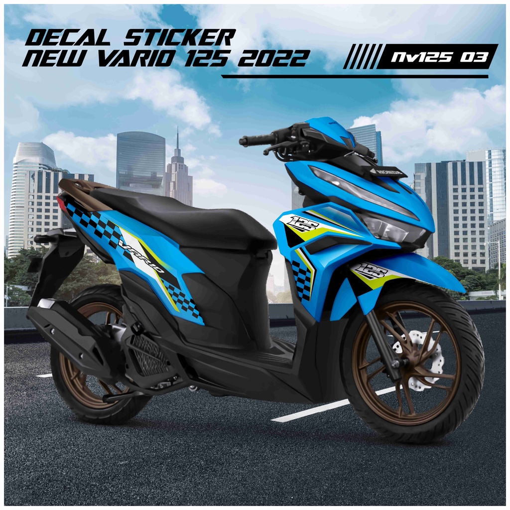 DECAL HONDA NEW VARIO 125 2022 BLUESKY VARIO 125 NEW