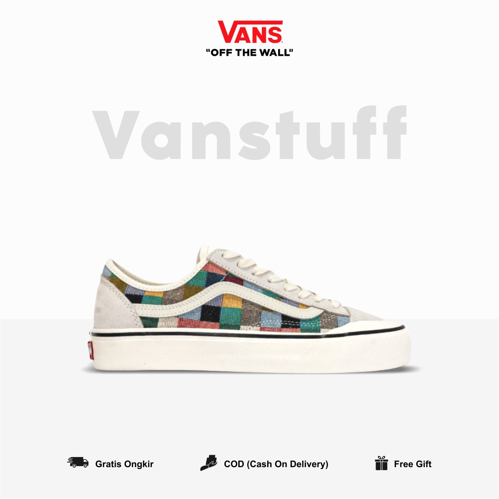 Vans Style 36 Decon Sf Woven Checkerboard Multicolour Original 100% BNIBWT Global Market Authentic Guarated Cowo Couple Cream