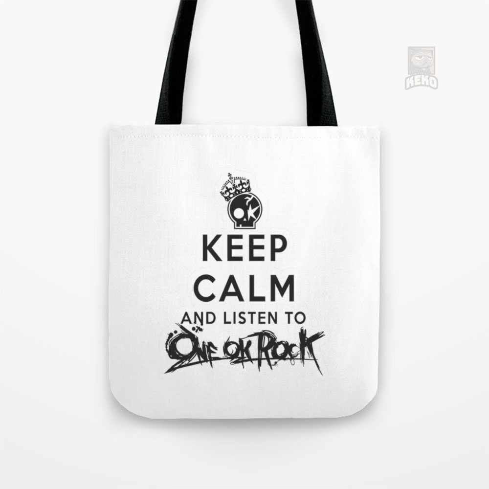 Tote Bag Kanvas keep calm one ok rock