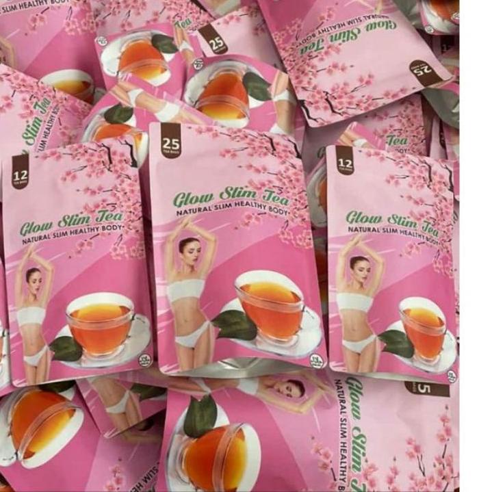 

[T-5]Y ♥☞] GLOW SLIM TEA / TEH PELANGSING ISI 12 PCS 25 PCS-amanah