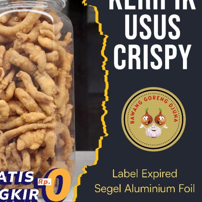 

Promo Keripik Usus Ayam Crispy | Usus Ayam Goreng Krispi Ori & Pedas
