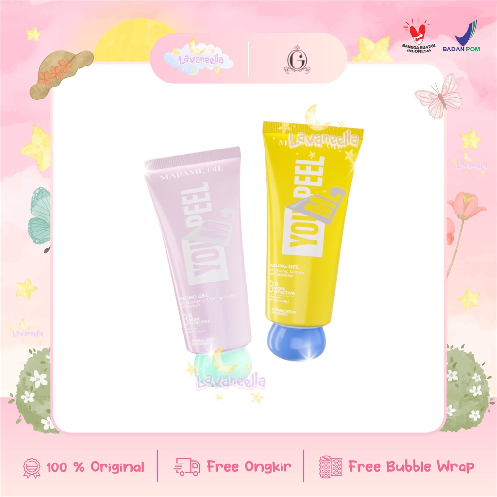 Jual Madame Gie You Peel Me Peeling Gel Wajah Exfoliating Eksfoliasi