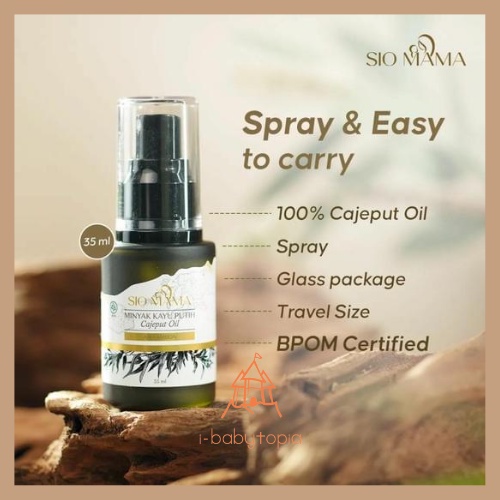 Siomama minyak kayu putih spray 35ml