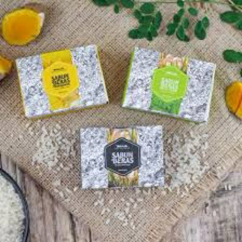 MABELLO Sabun Beras 60gr - Organic Rice Soap