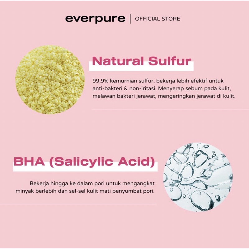 [READY STOCK&amp;FREE GIFT] EVERPURE  SUL-PURE ACNE SPOT DRYING LOTION - OBAT TOTOL ATASI JERAWAT DALAM 1 HARI DENGAN SULFUR &amp; BHA [BPOM] 3ml, 10ml, 20ml