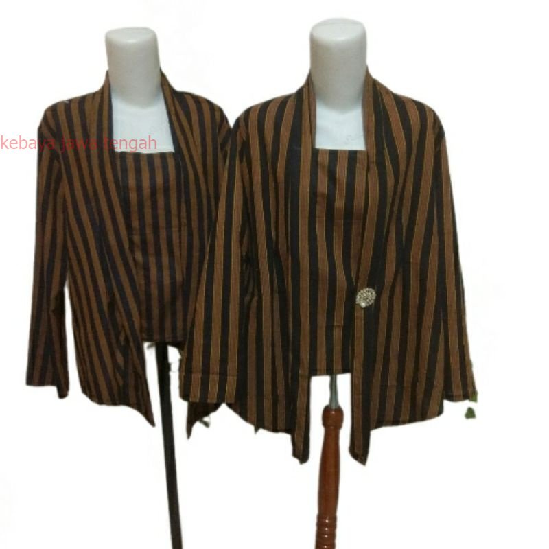kebaya wanita atasan tradisional hitam coklat / Surjan cewek premium / Surjan / kutubaru / kebaya lu