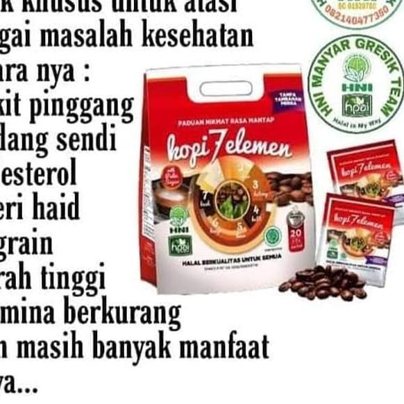 

Harga Bersahabat KOPI HPAI / KOPI 7 ELEMEN HPAI / KOPI SEVEL HPAI isi 20 sachet original*
