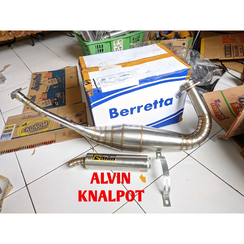 knalpot rx king repsol stainless rcb