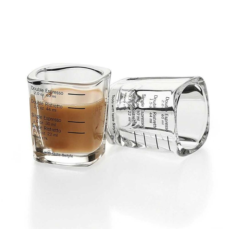 One Two Cups Gelas Kopi Espresso Shot Glass Coffee Mug Cup 60ml - MD20