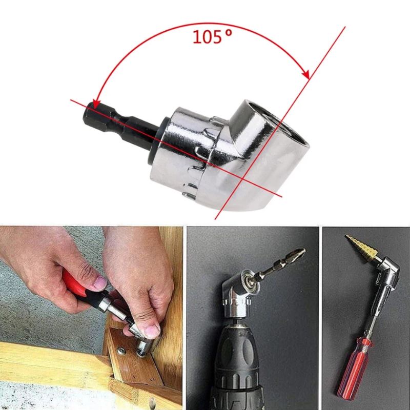 T105 Adaptor Mata Bor Obeng Hex L Sudut Angle Cordless Screwdriver