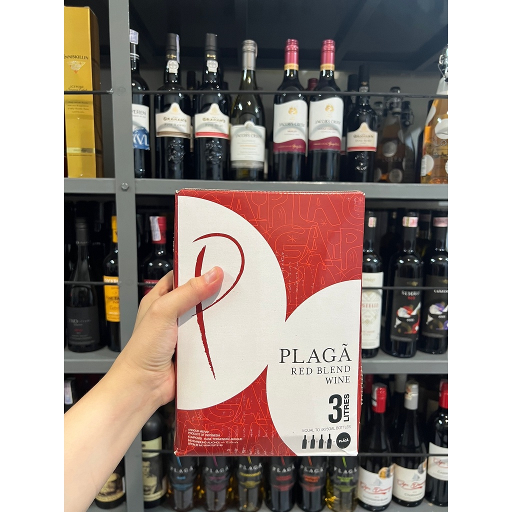 PLAGA RED BLEND WINE 3 LITER ( 3000 ML )