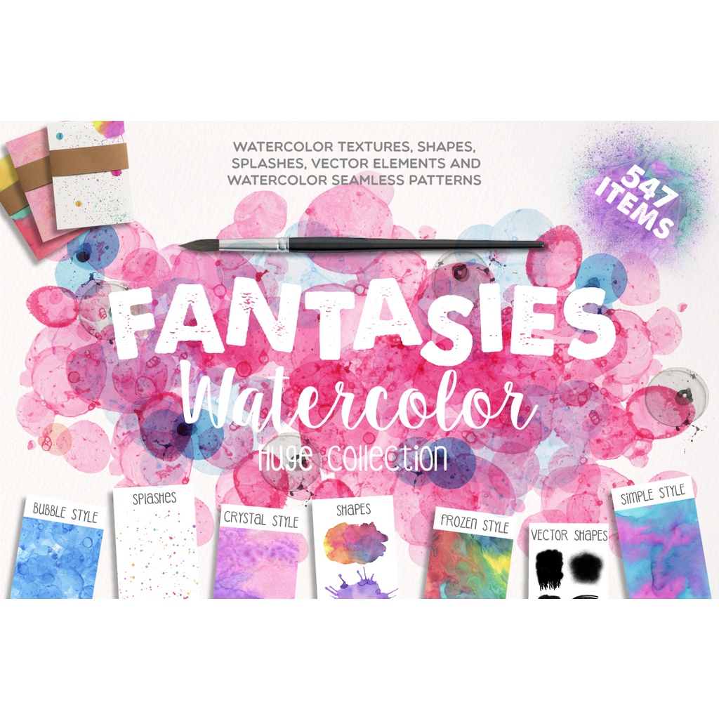 Fantasies Watercolor Collection