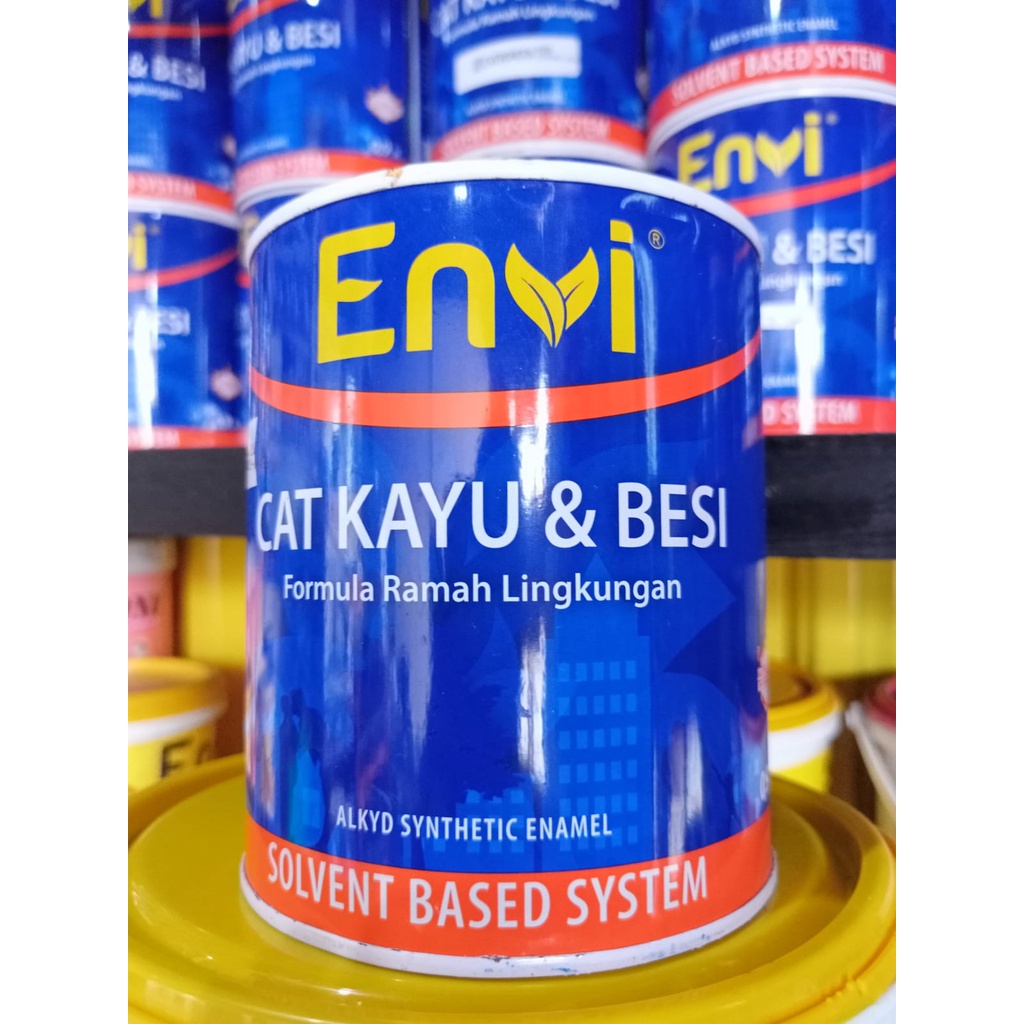 CAT KAYU dan BESI ENVI 0.9 LITER