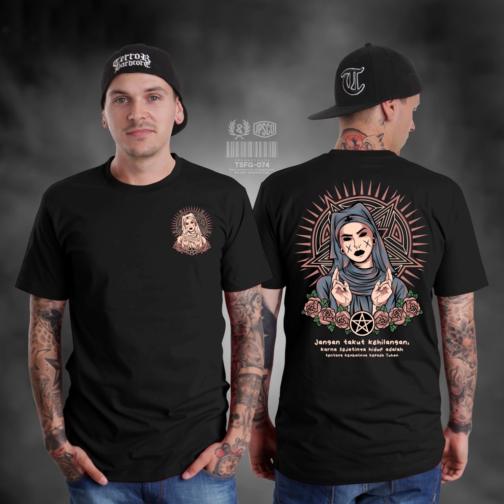 KAOS SATANIC KAOS PAKAIAN PRIA TERBARU