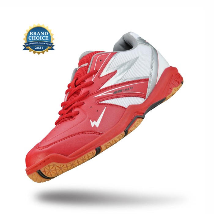 Sepatu Eagle Meteor Merah/Putih - Sepatu Badminton - 38