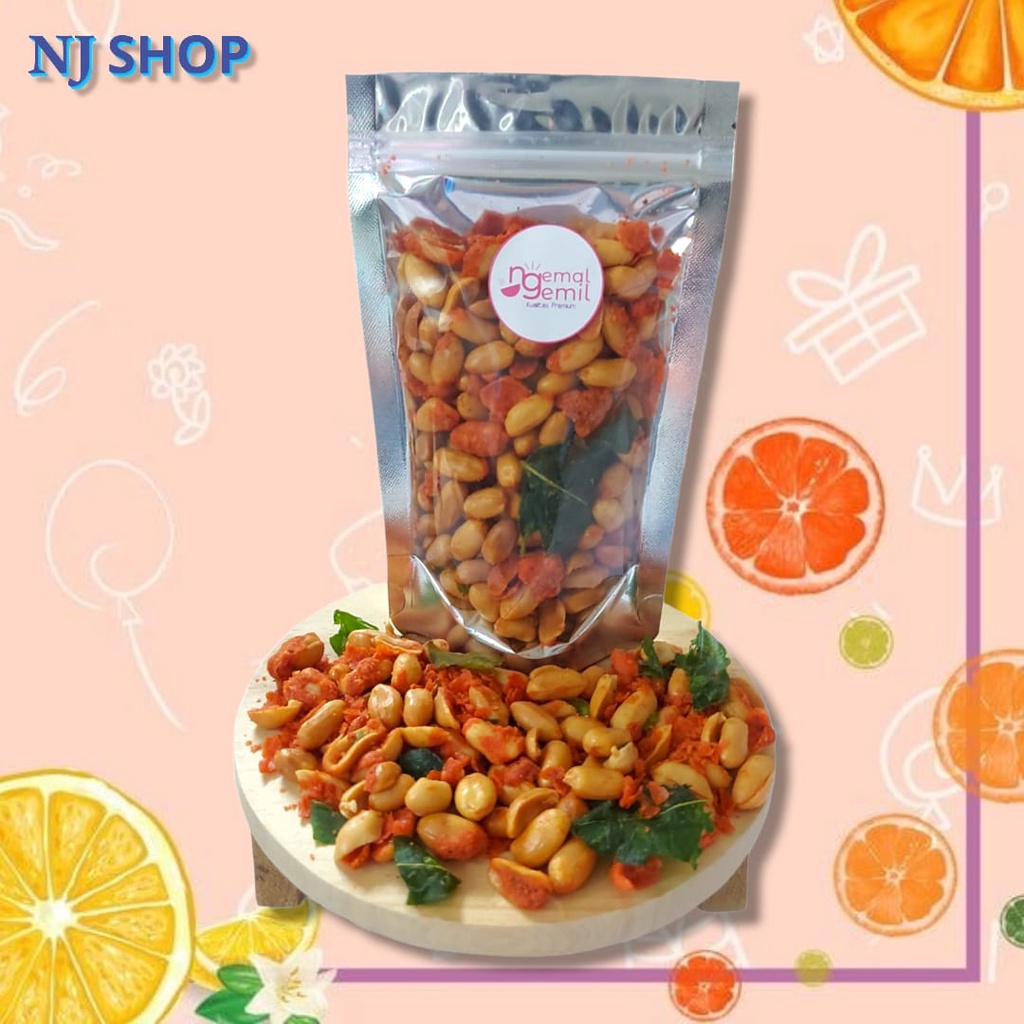 

[Snack Original] - Snack Kacang Thailand Pedas Crispy Daun Jeruk Kacang Crispy Homemade Kualitas Premium