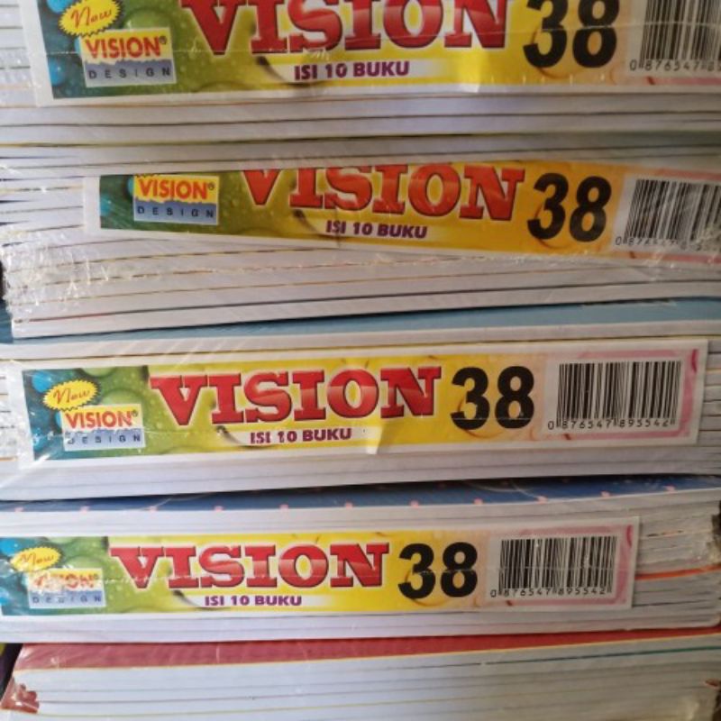 (10pcs)Buku Tulis Vision isi 32 lembar Murah