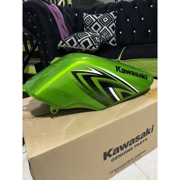 Tangki ninja ss hijau metalik setriping original