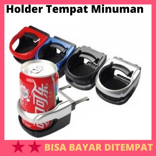 Car Air Vent Drink Holder Tempat Minuman Kaleng Mobil / Car Cup Holder Organizer Pegangan Dudukan Ta