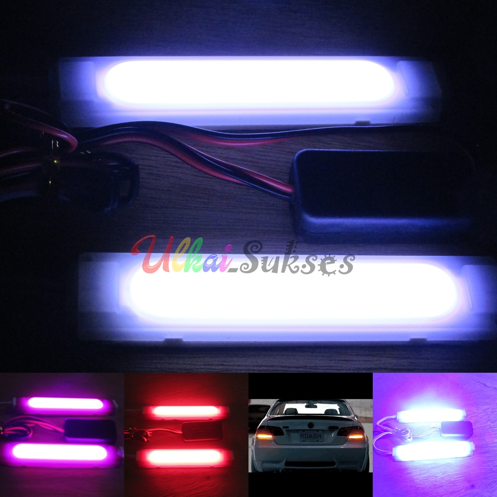 Lampu Plat Dan Hazard Variasi Aksesoris Motor Lampu Tempel Fox Lampu Plat Hazard Universal Cahaya Fl