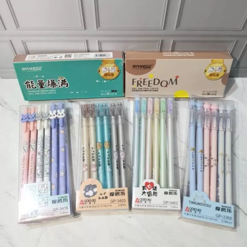 

PROMO PULPEN BISA DIHAPUS/PEN JELL,HARGA SATU pak 12pcs