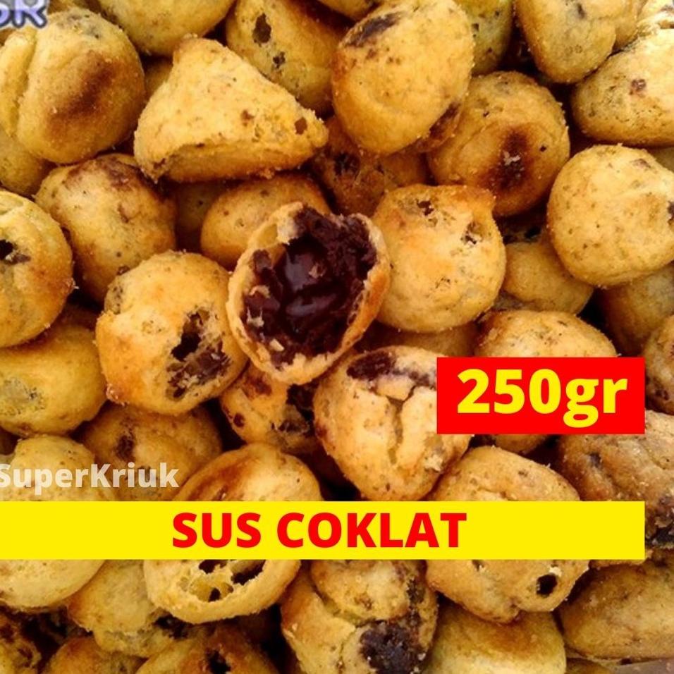 

➟ Sus Coklat Soes Kering Coklat Kemasan 250gr か