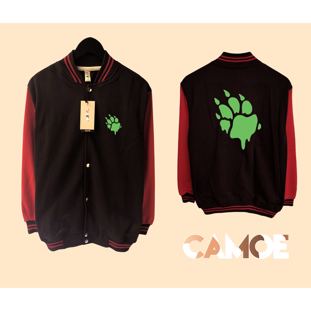 jaket varsity baseball prmeium desian NFT Mutant shiba club logo