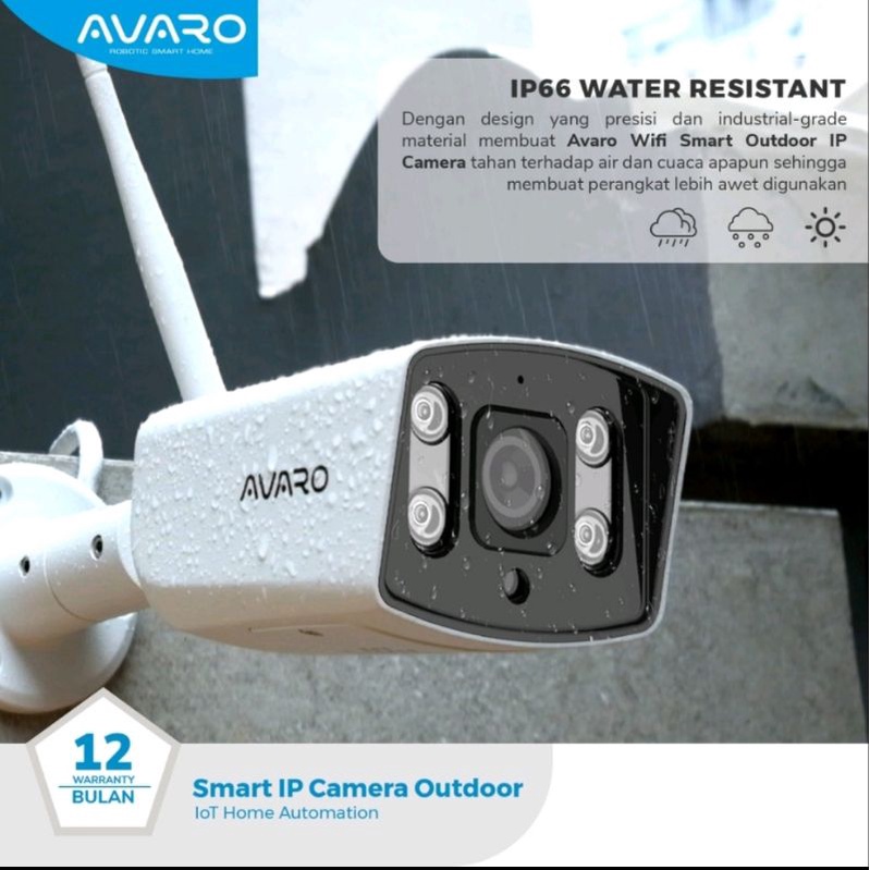 AVARO Smart CCTV IP Camera CCTV Outdoor 4MP PTZ Garansi Resmi