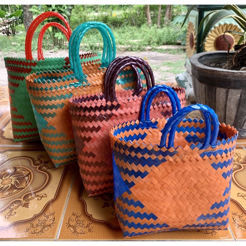 READY STOCK ~ Tas Anyaman Plastik KACA KECIL SEDANG JUMBO SUPER JUMBO MURAH Untuk Hampers Parcel Berkat Tahlilan Sembako Hantaran Muat Kotak Nasi