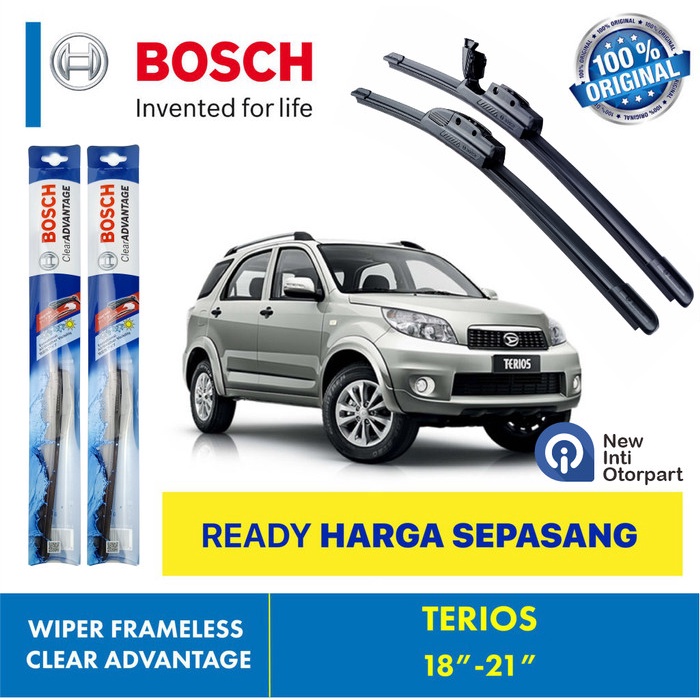 Wiper Wiper Blade Terios Dan Rush Bosch Frameless