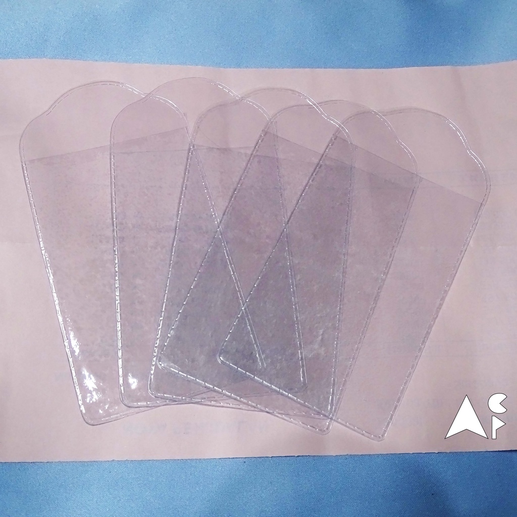 

Sampul Plastik Bening Model Amplop untuk Pelindung Logam Mulia LM Kartu ATM KTP Ecer Satuan Polos