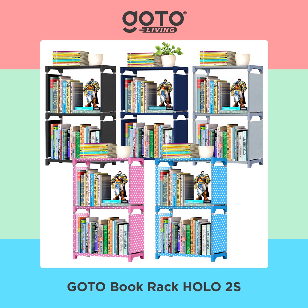 Goto Holo Rak Buku Serbaguna Lemari Multifungsi