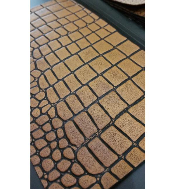 Harga Spesial BAHAN OSKAR OSCAR / SPON IMITASI / KULIT SINTETIS MOTIF ULAR (MERK : CAMERA)